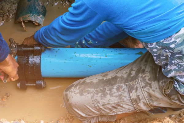 Underground Water Line Repair in Manchester